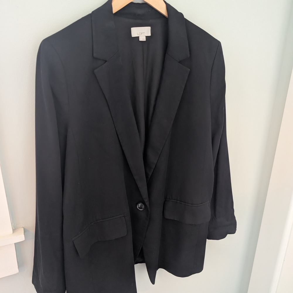 LOFT Black Blazer Jacket